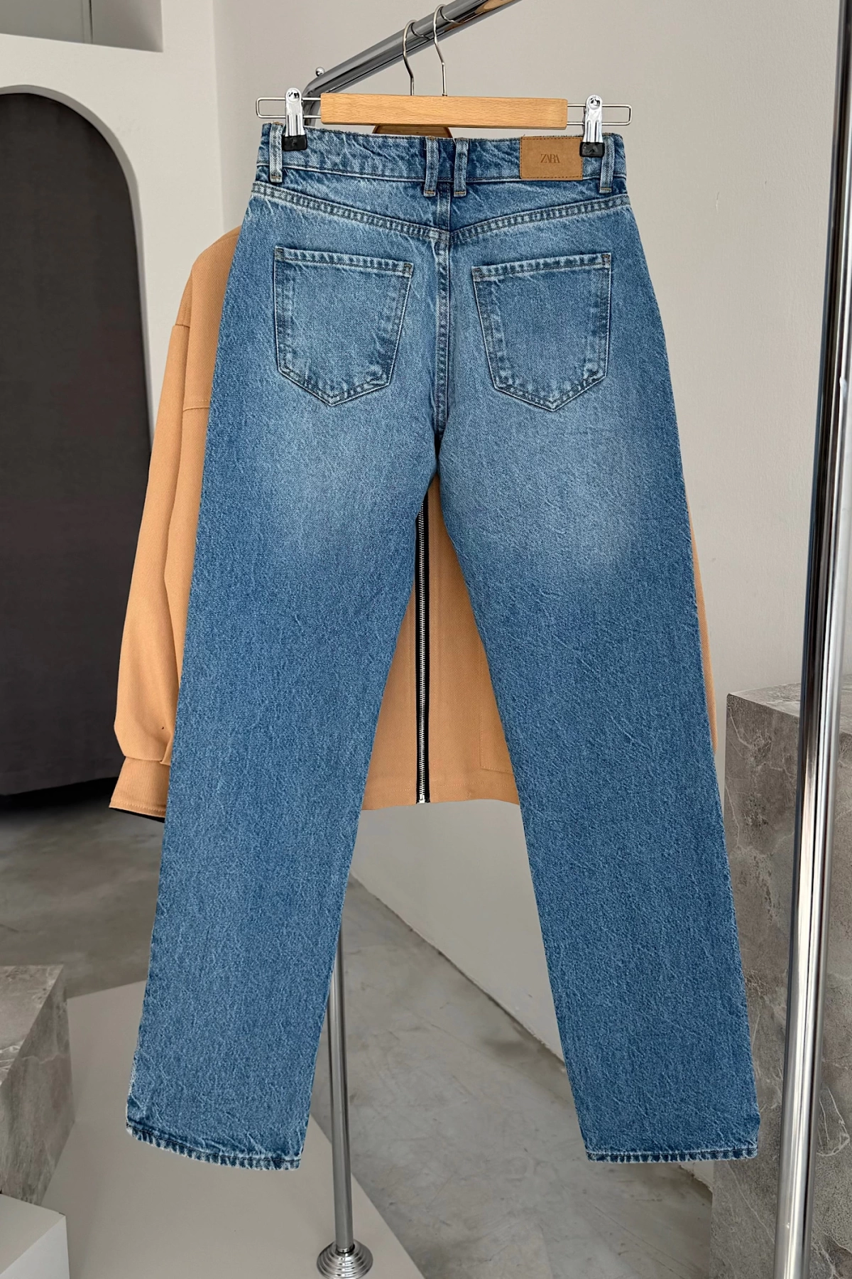 Stight Denim Jean Kar Yıkama