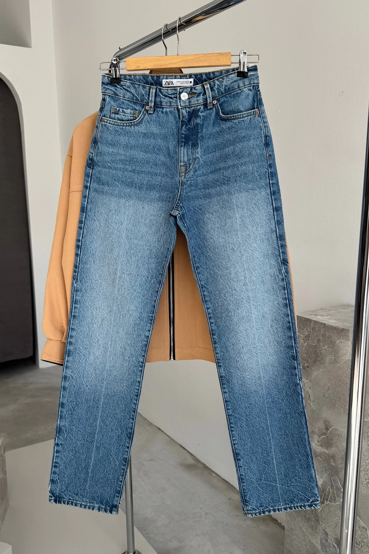 Stight Denim Jean Kar Yıkama