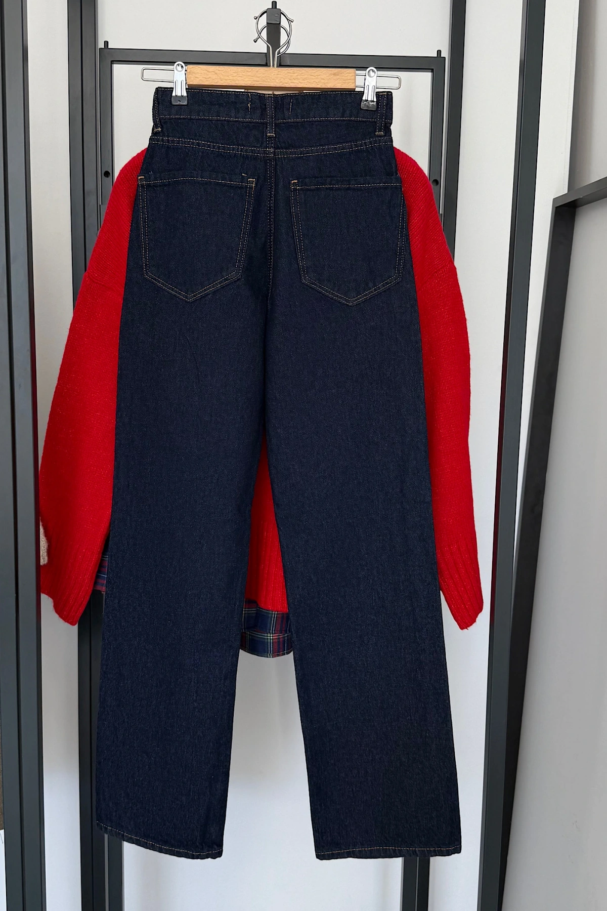 Straight Fit Vintage Görünümlü Jean Rins Yıkama