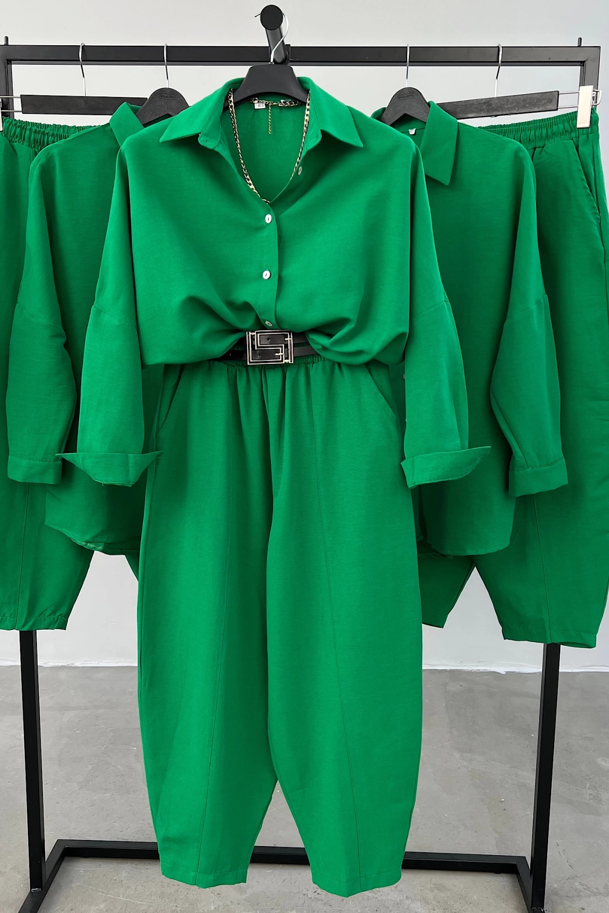 Bat Sleeve Shirt Set
