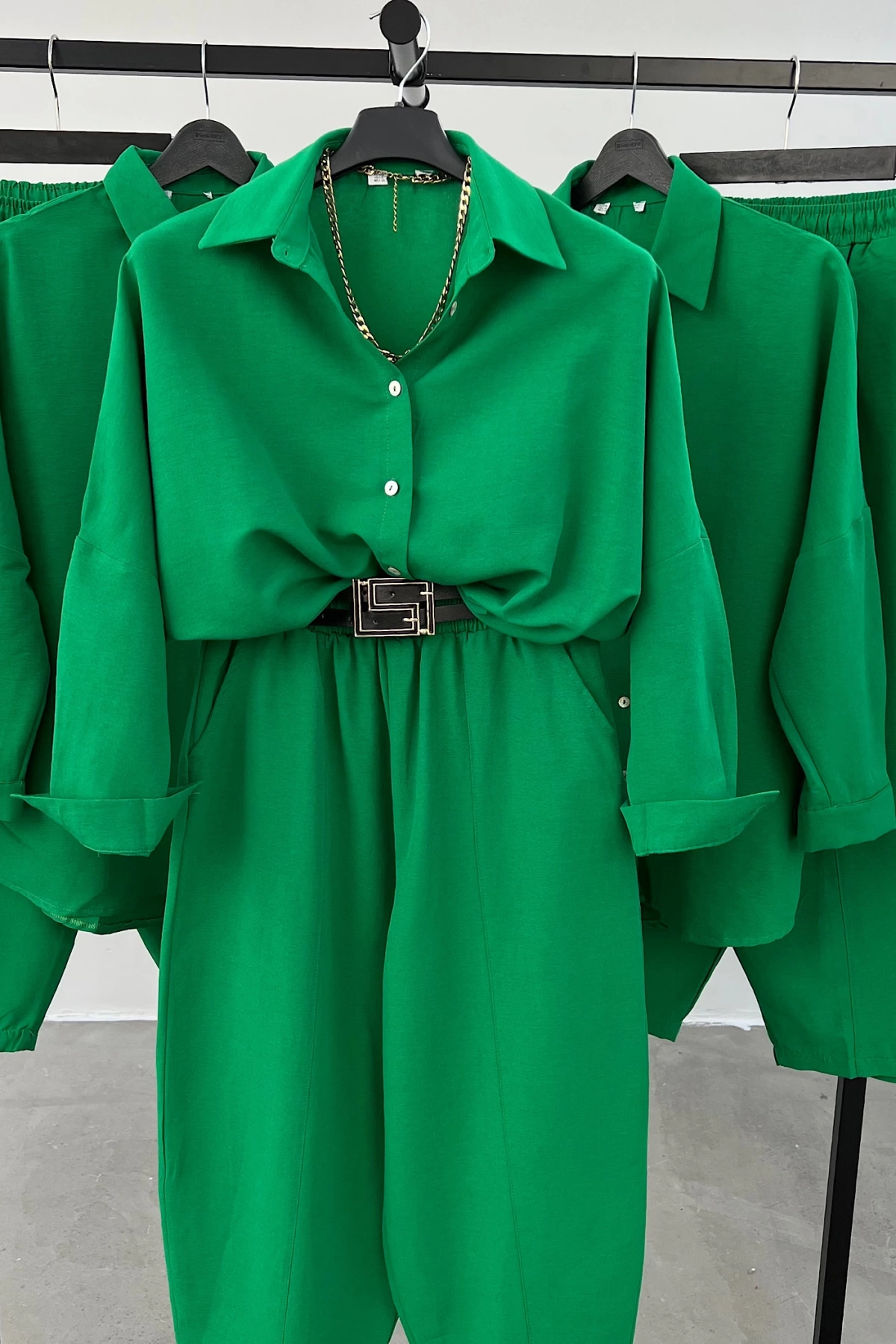Bat Sleeve Shirt Set