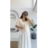 1017 - Arin Kolu Lastik Detay Bluz - Taş
