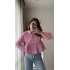 Bloom Pembe Dantel Gömlek
