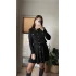 Camelia Siyah Etekli Hırka Takım