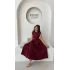 Daphne Elbise - Bordo - 2596