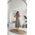 İvy Askılı Elbise - Haki - 2317