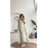 Lime Askılı Dökümlü Elbise - Koyu Ton 2 - 3321