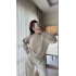 Liza Bisiklet Yaka Kazak Bej