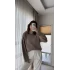 Liza Bisiklet Yaka Kazak Vizon