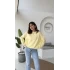 Mia Bisiklet Yaka Kazak - Sarı