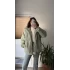 Nebraska Astarlı Peluş Mint Yeşili Hırka Ceket