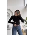 Oys Siyah Parmak Geçmeli Body