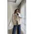 Sakallı Astarlı Tasarım Krem Yelek