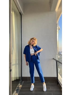 Gabardin Gömlek&Pantolon Takım