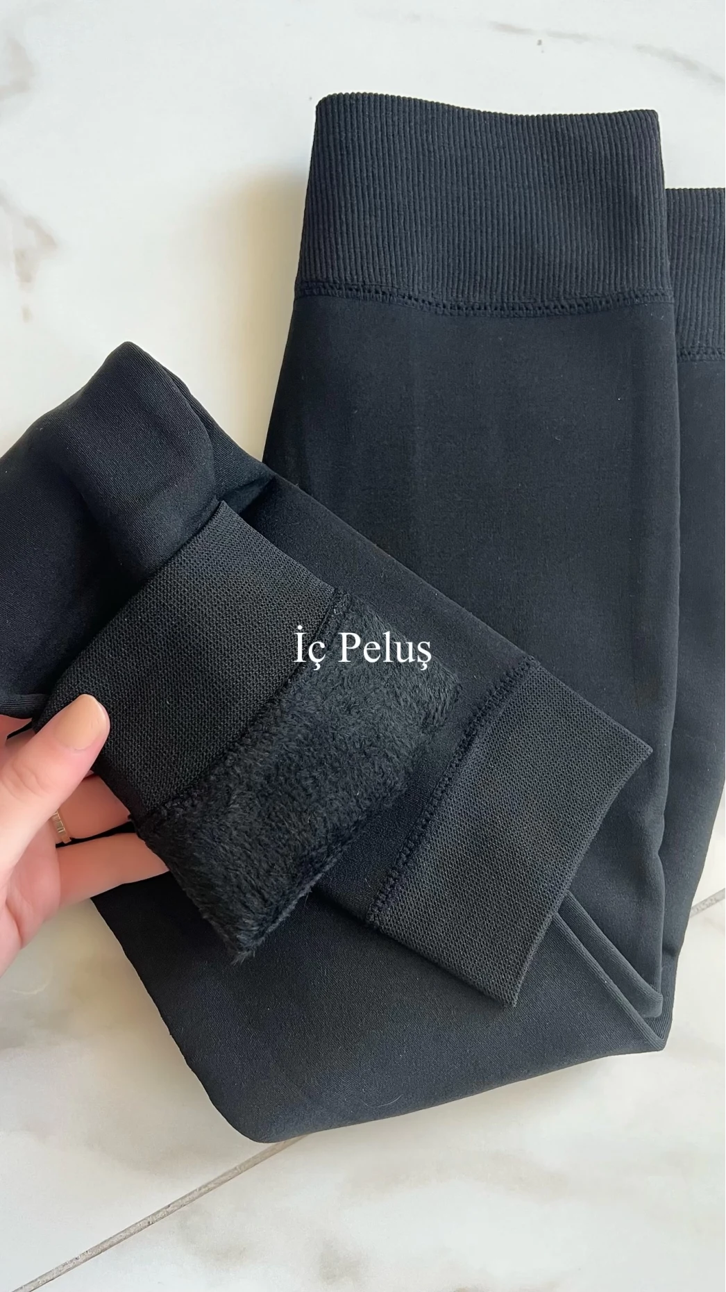 2’li Paket Ten&Siyah Termal Çorap Tayt