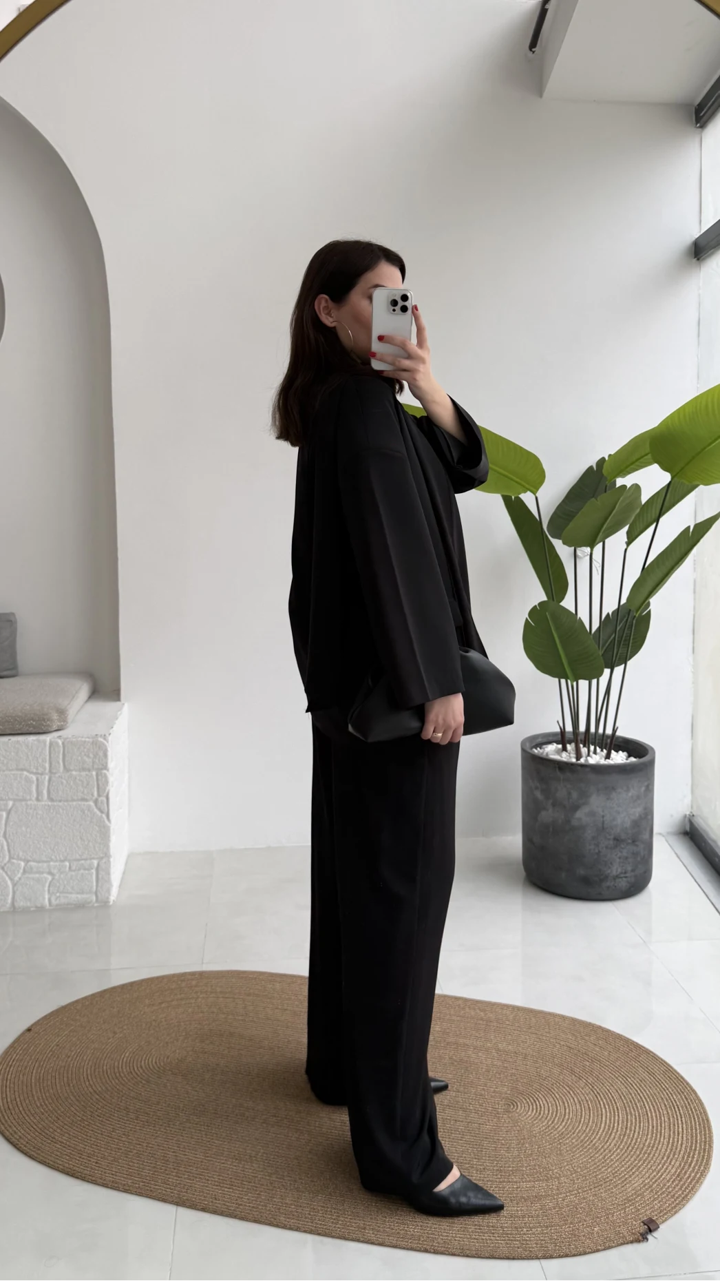 Yuna Fular Detay Bağcıklı Ceket Takım - Siyah - Kod: 6003