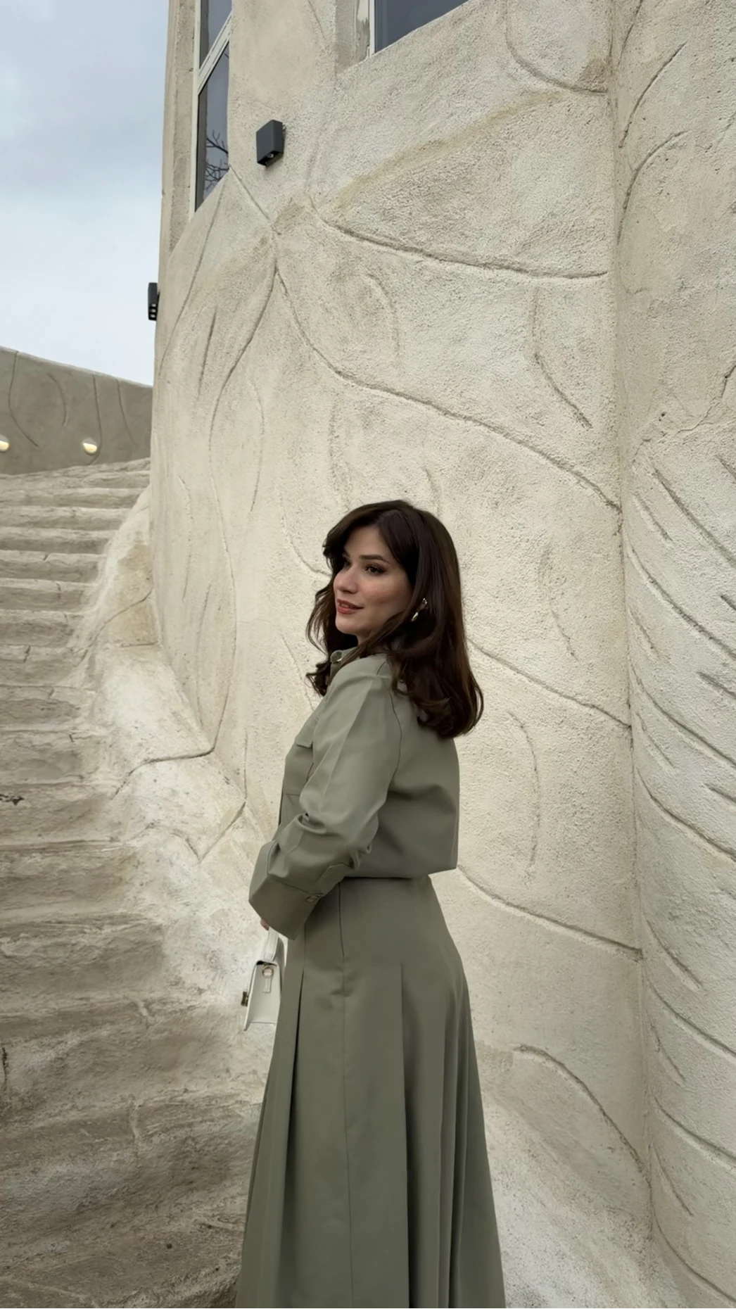 Loretta Pileli Etek Gömlek Takım - Mint - Kod: 266004