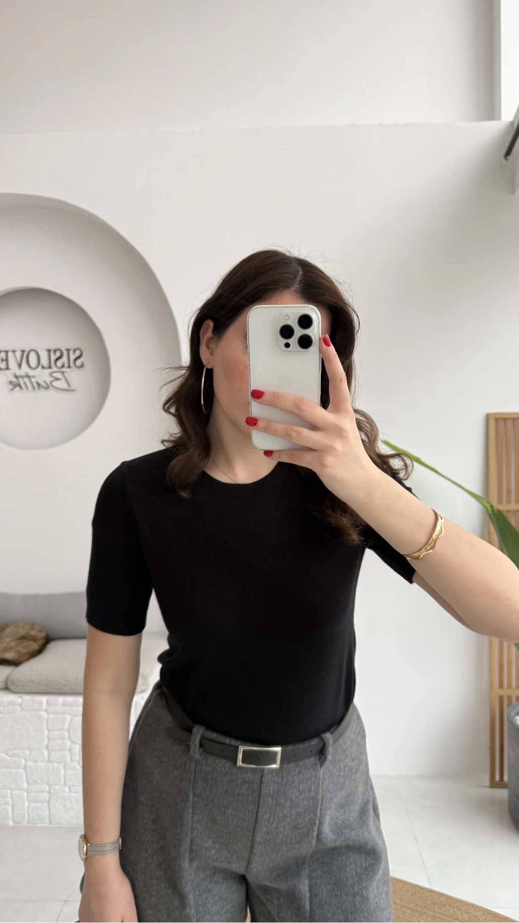 Dilvin Bisiklet Yaka Kısa Kol Triko Bluz - Siyah - Kod: 10779