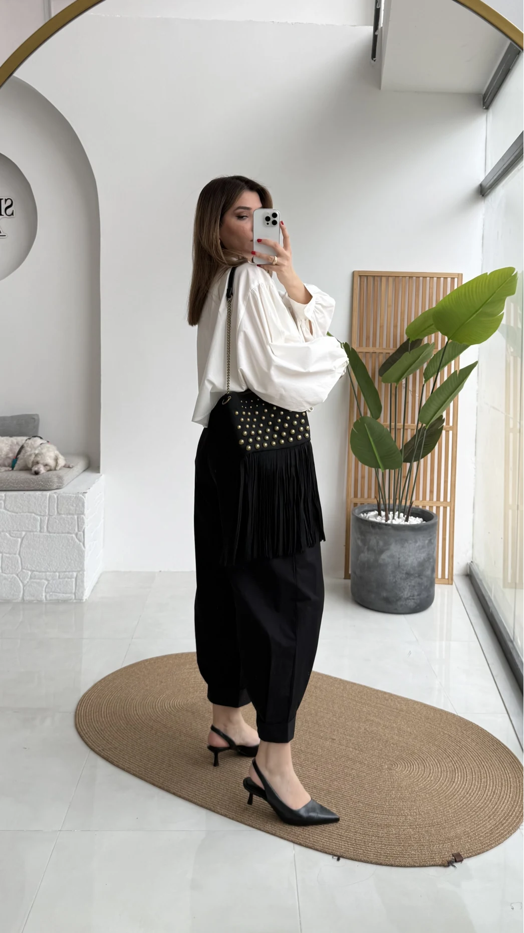 Condotti Beli Lastikli Bağcıklı Pantolon - Siyah - Kod: 51270