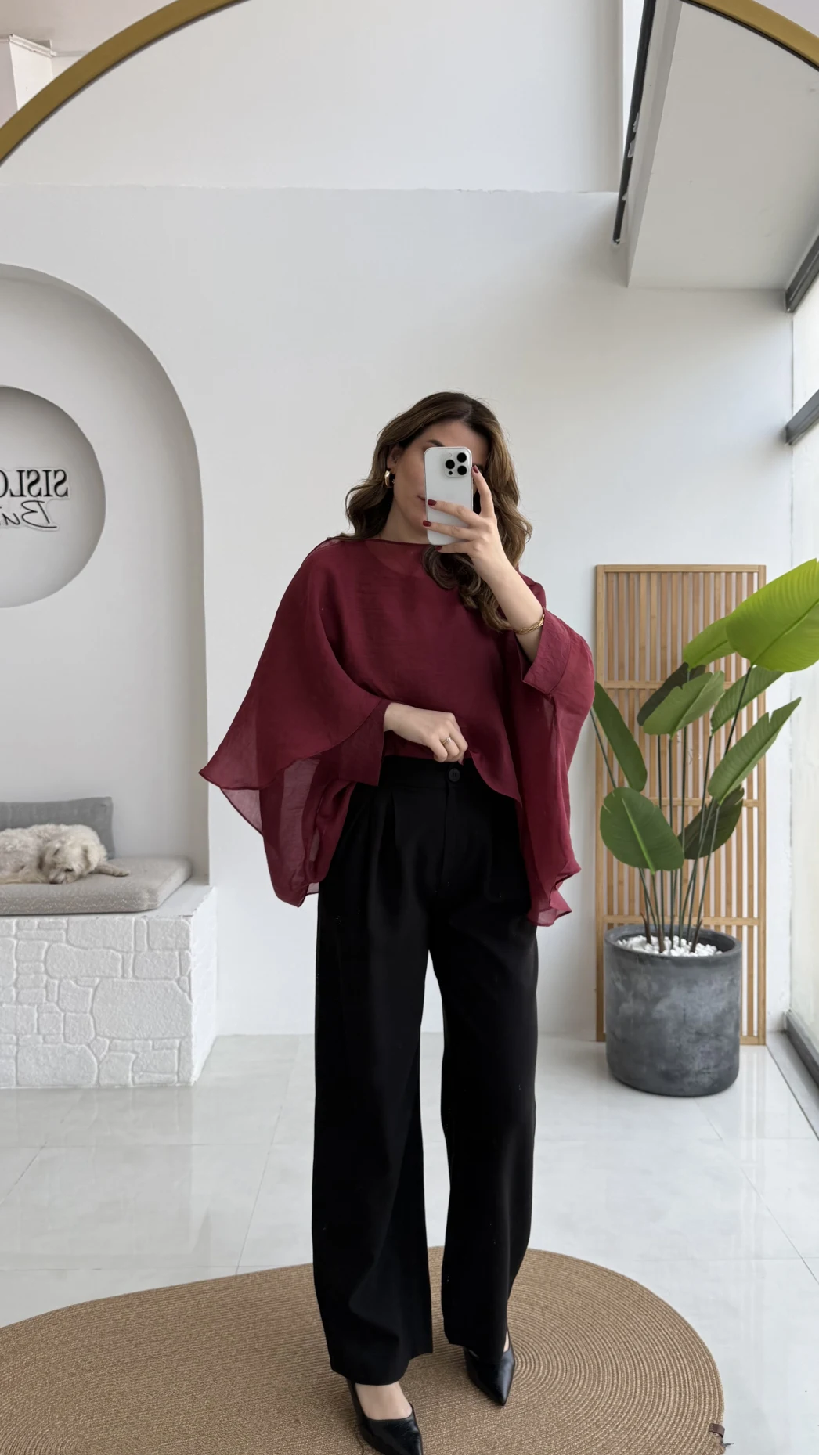 Florence Pileli Pantolon - Siyah - Kod: 3853