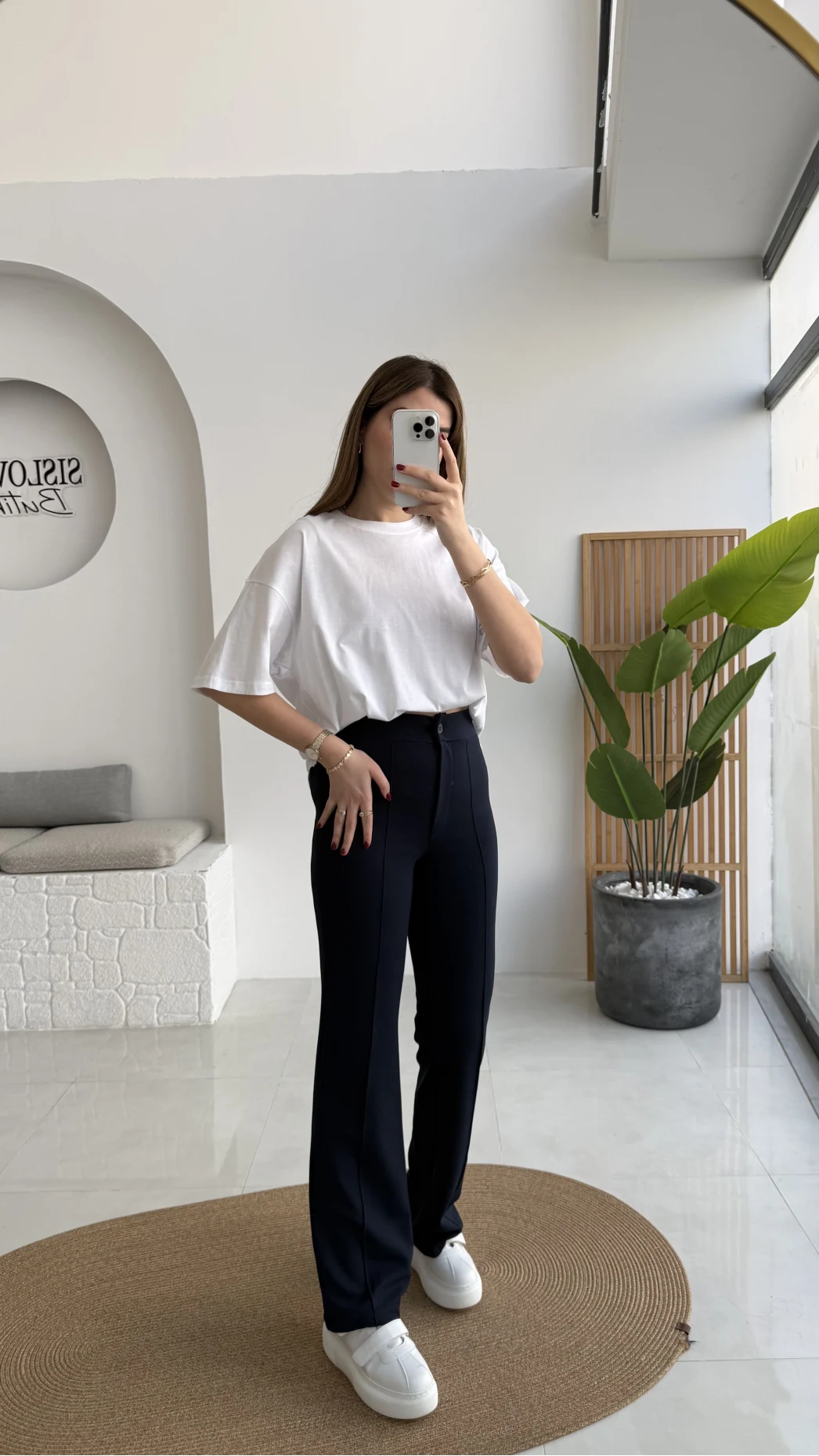 Sis Panto - Çimalı Ful Likralı Pantolon - Lacivert - Kod: 1710