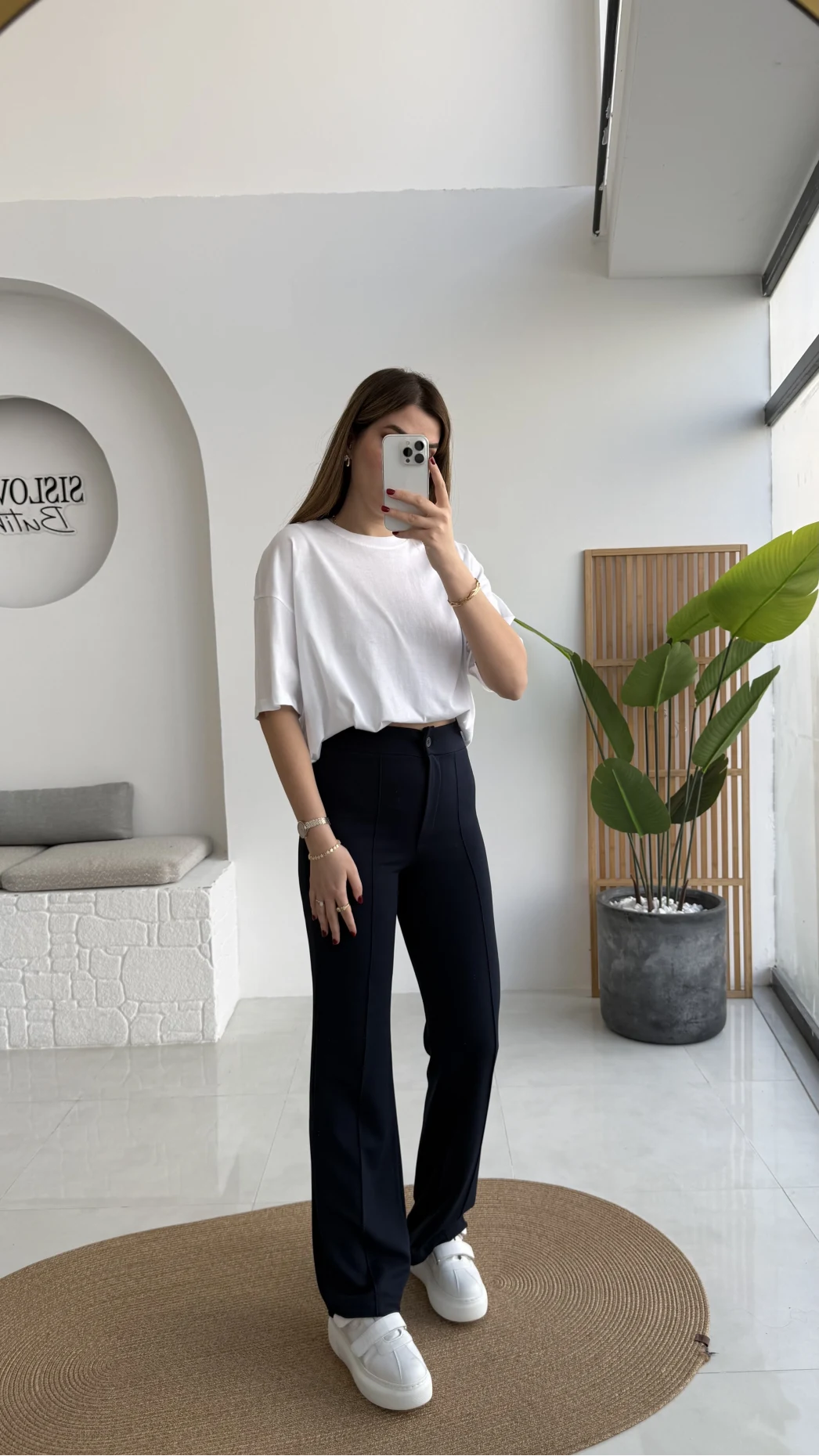 Sis Panto - Çimalı Ful Likralı Pantolon - Lacivert - Kod: 1710