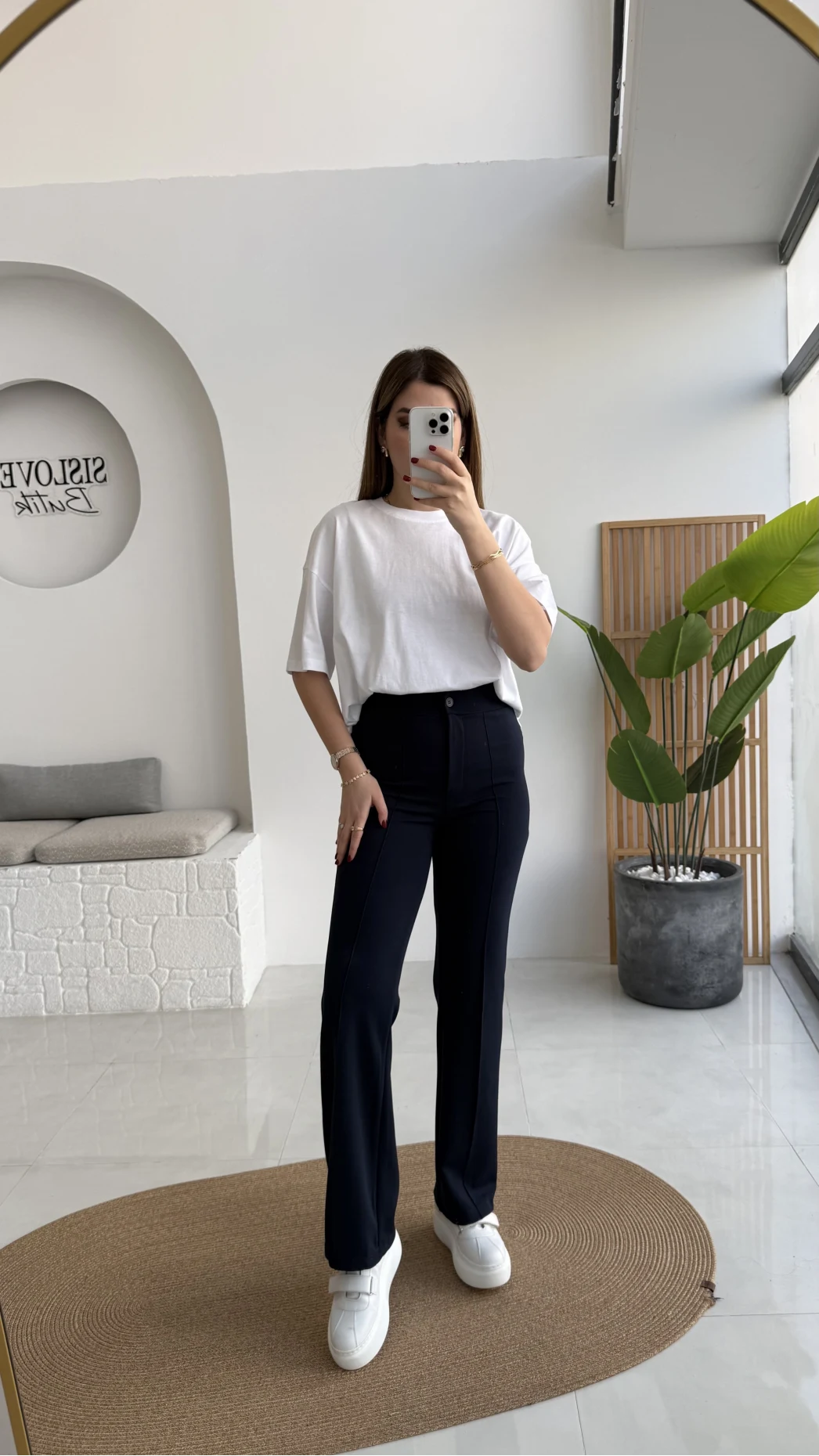 Sis Panto - Çimalı Ful Likralı Pantolon - Lacivert - Kod: 1710