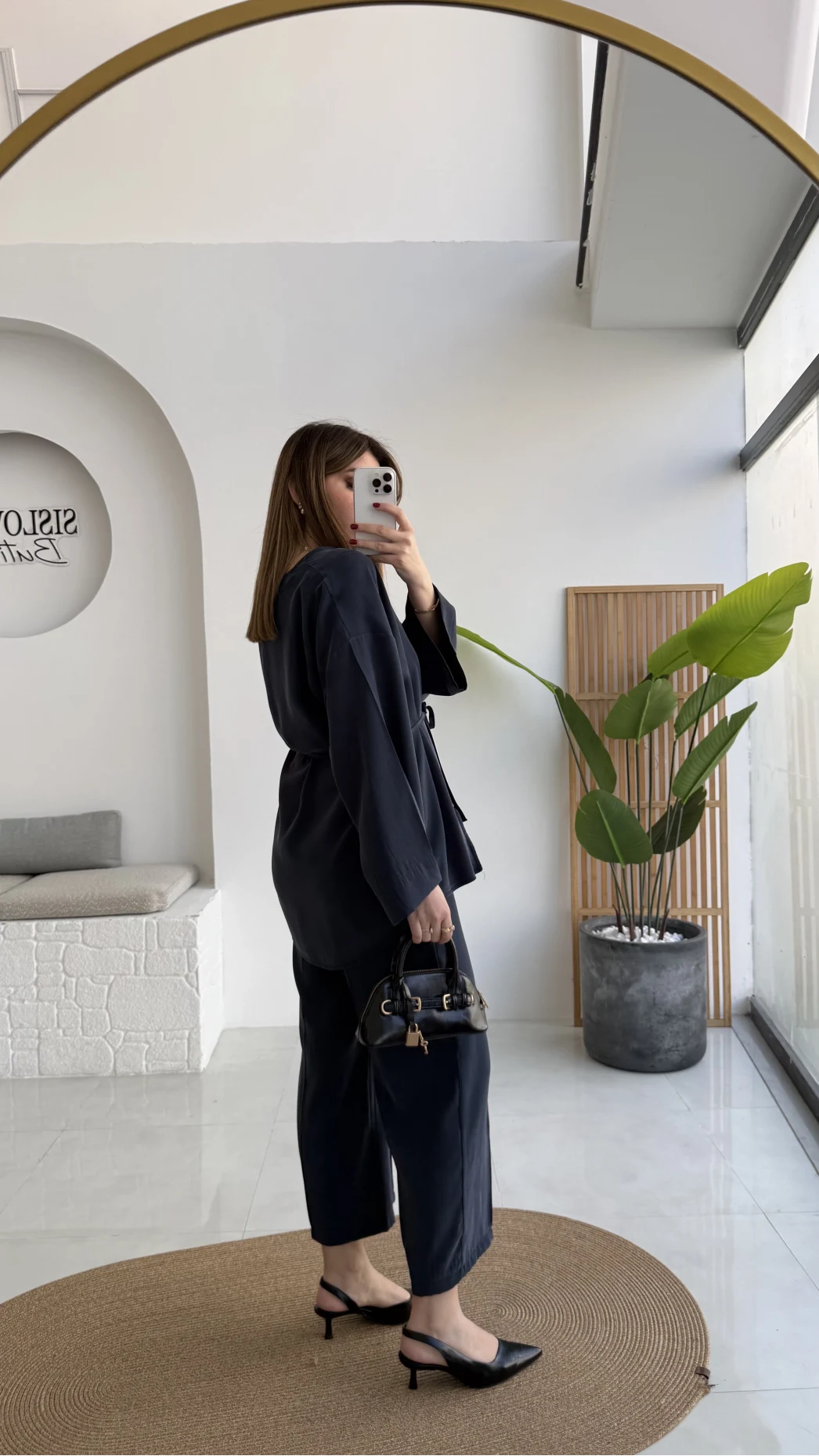 Palermo Bağcıklı Düğmeli Takım - Lacivert - Kod: 8916