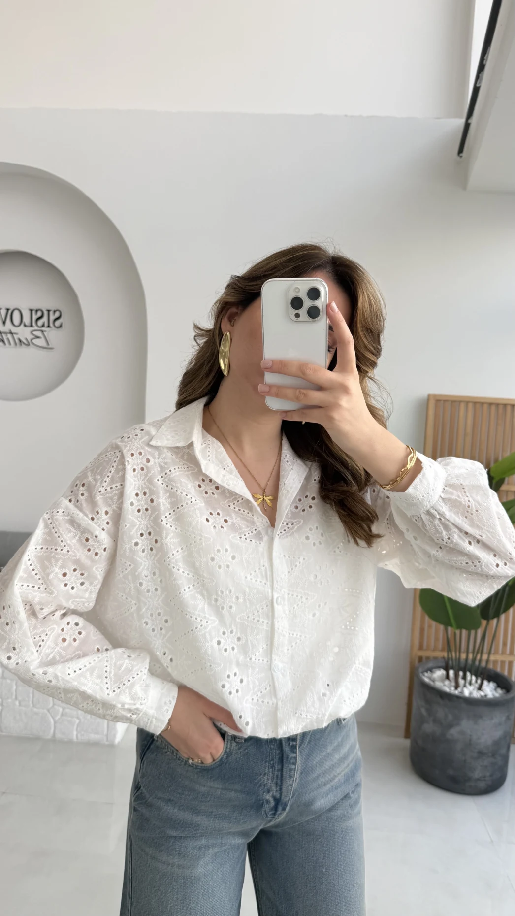 Brode Gömlek - Beyaz - Kod: 2245