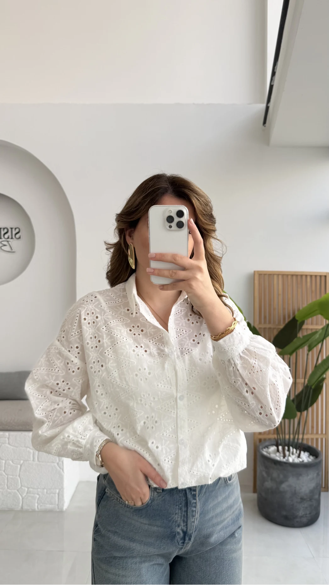 Brode Gömlek - Beyaz - Kod: 2245