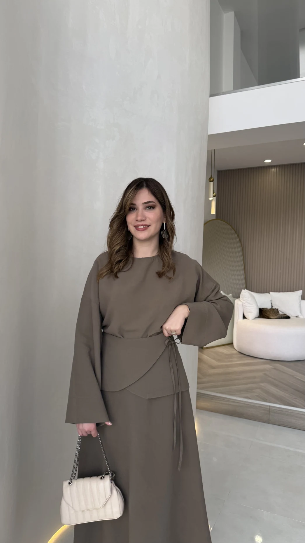 La Fortuna Bel Detay Bağcıklı Takım - Haki - Kod: 9034