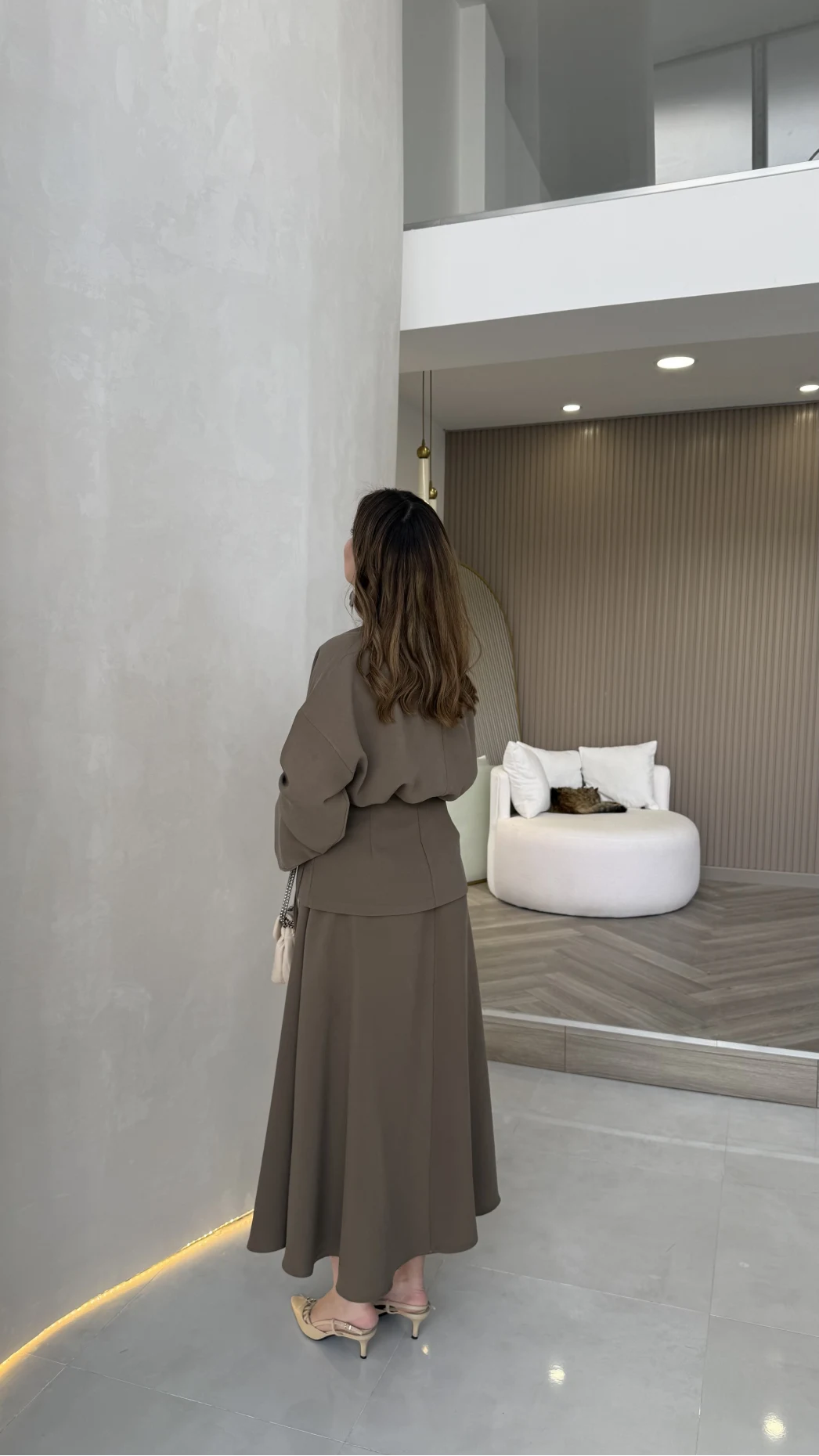 La Fortuna Bel Detay Bağcıklı Takım - Haki - Kod: 9034