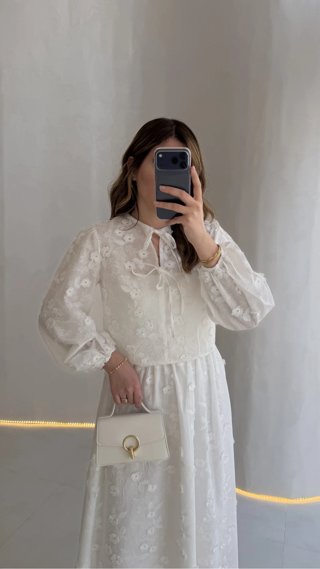 Mona Çiçek Dokulu Etek-Buz Takım - Ekru - Kod: 6046