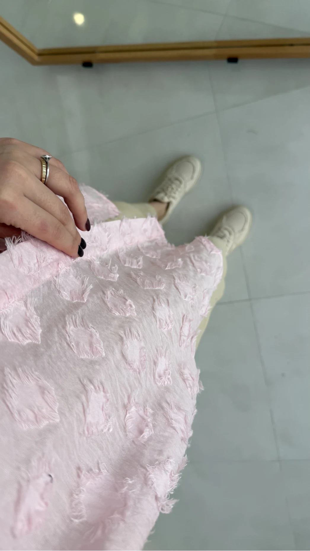 Whisper Püsküllü İnce Gömlek - Pembe - Kod: 2235