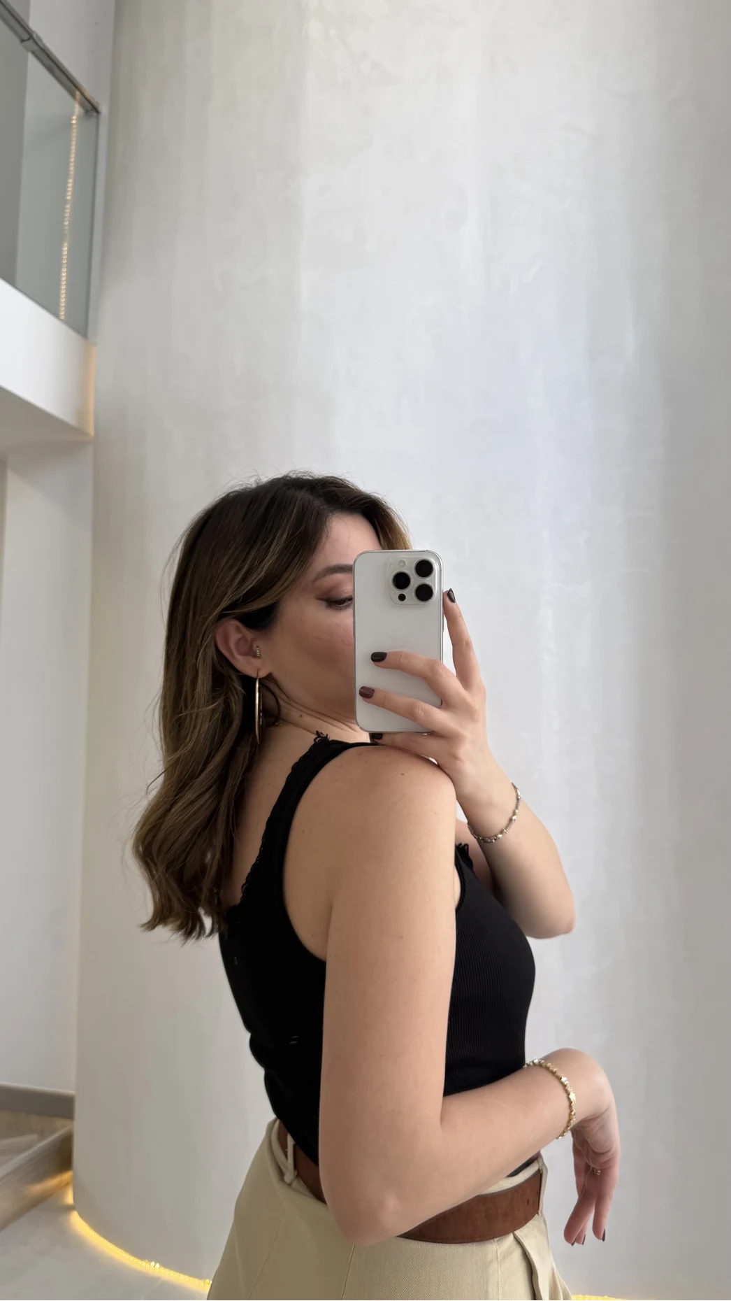 Fitilli Dantel Detay Kalın Askılı Body - Siyah