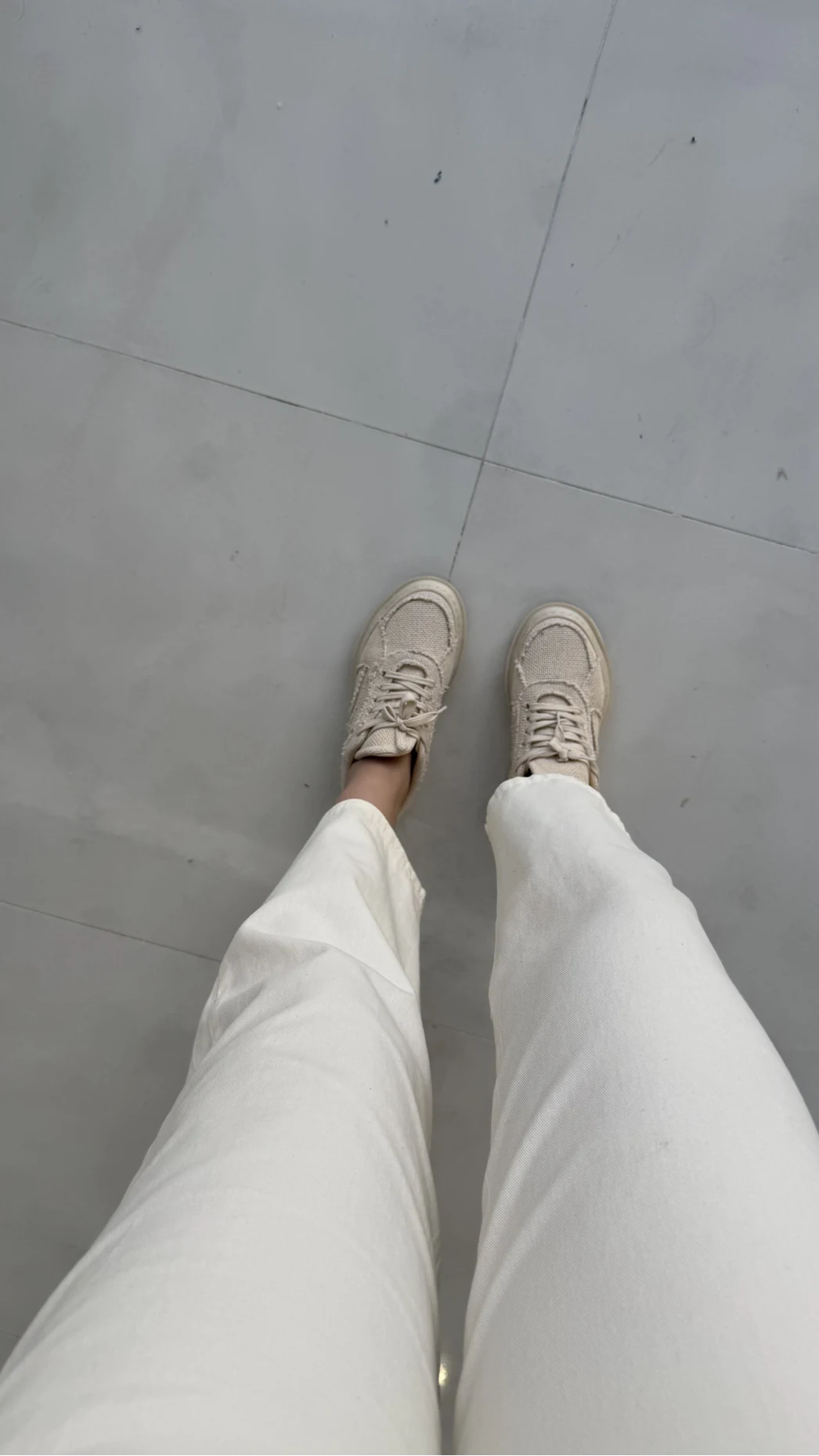 Cepli Gabardin Pantolon - Ekru - Kod: 7847