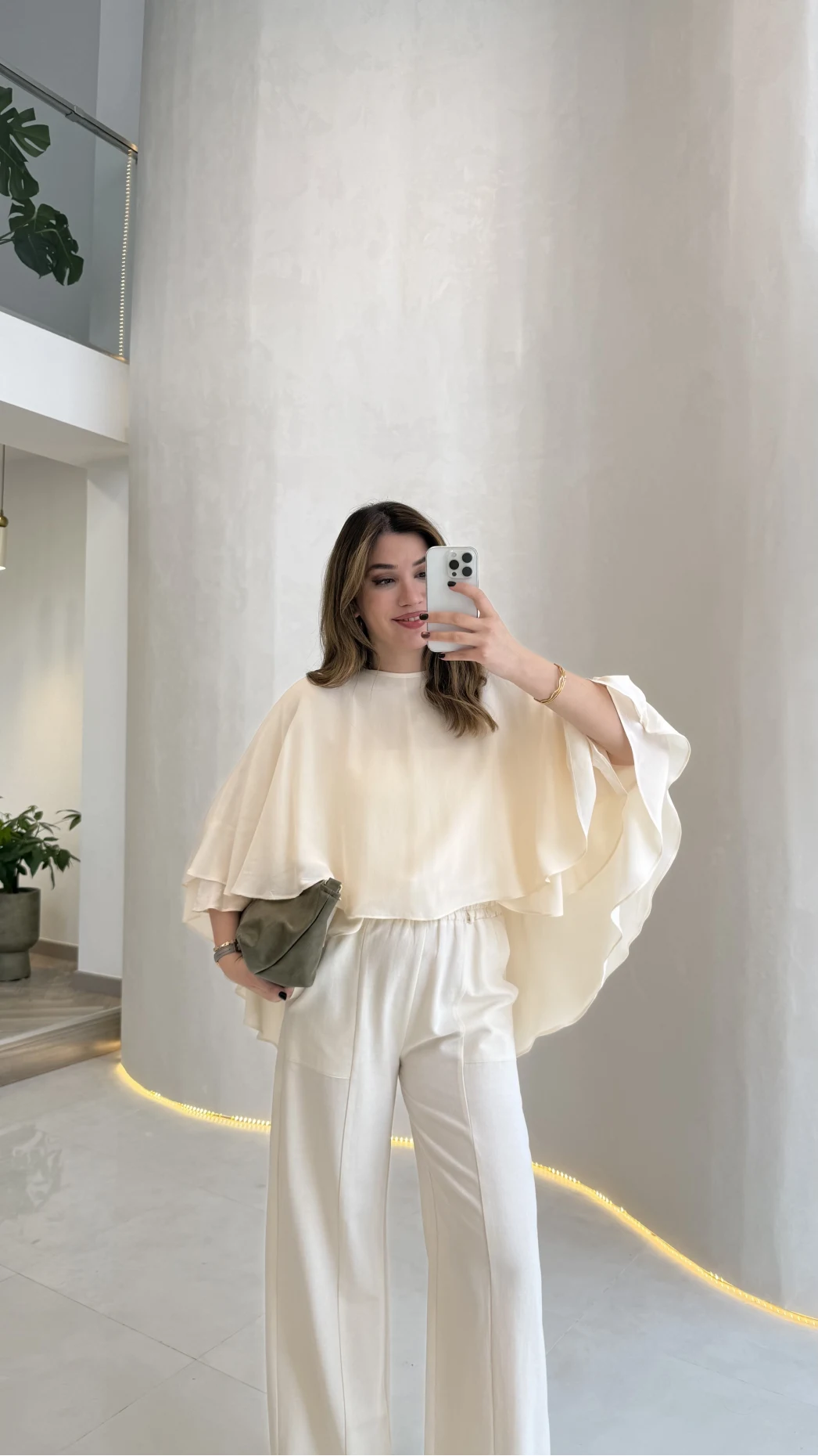 Mariposa Pelerin Bluz - Ekru - Kod: 5044