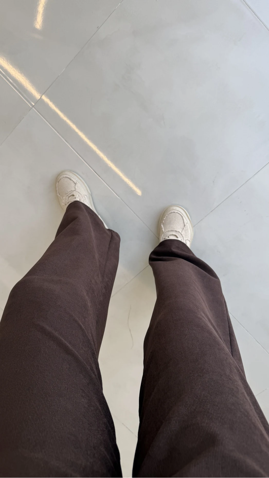 Kemerli Kadife Pantolon - Kahverengi - Kod: 3290