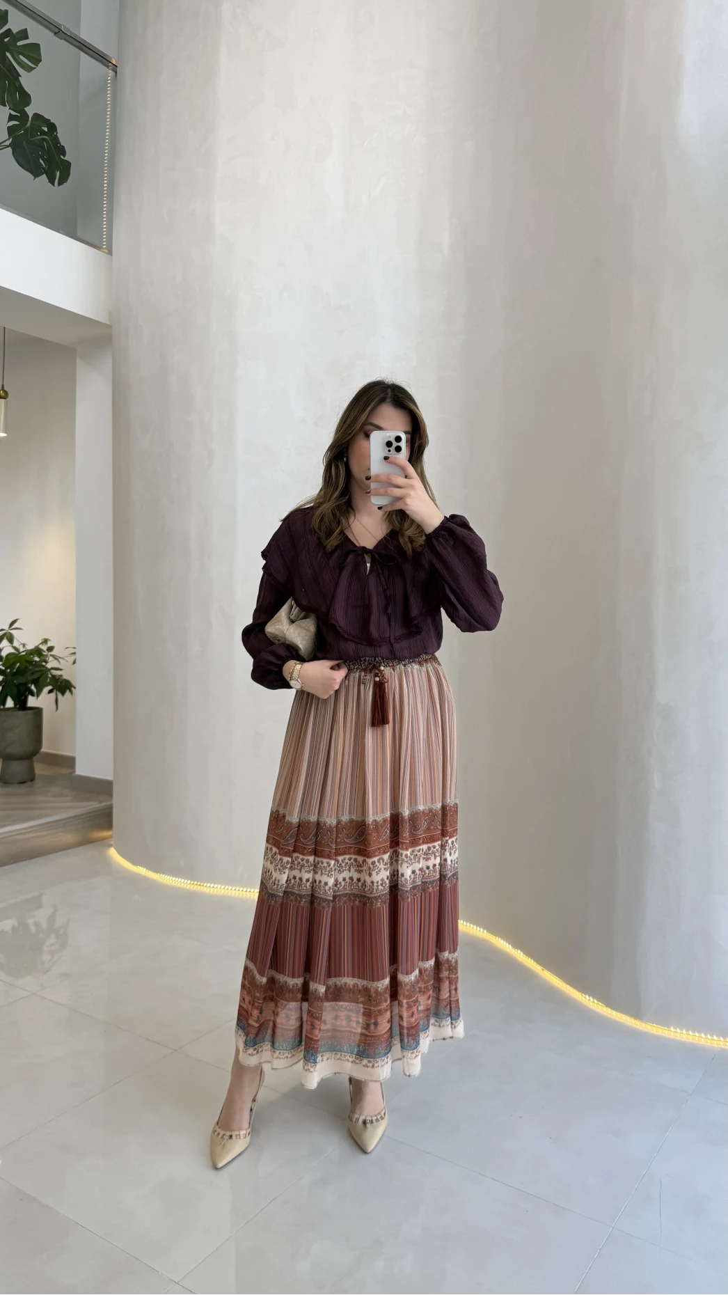 Bebe Yaka Dantel Detaylı Bluz - Mürdüm - Kod: 1571