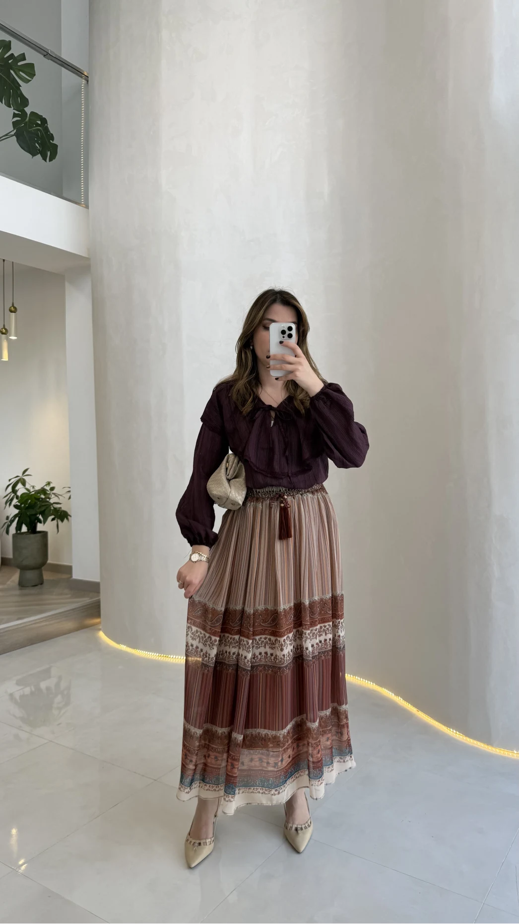 Bebe Yaka Dantel Detaylı Bluz - Mürdüm - Kod: 1571