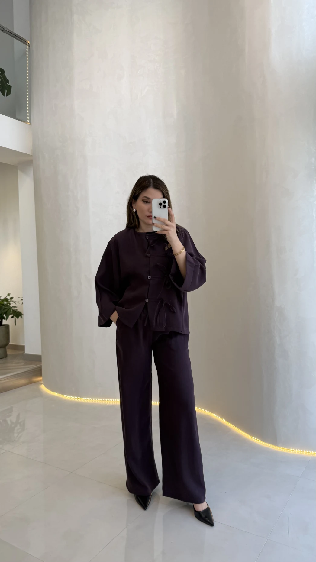 Bennet Serisi Modal Takım - Mürdüm - Kod: 8678