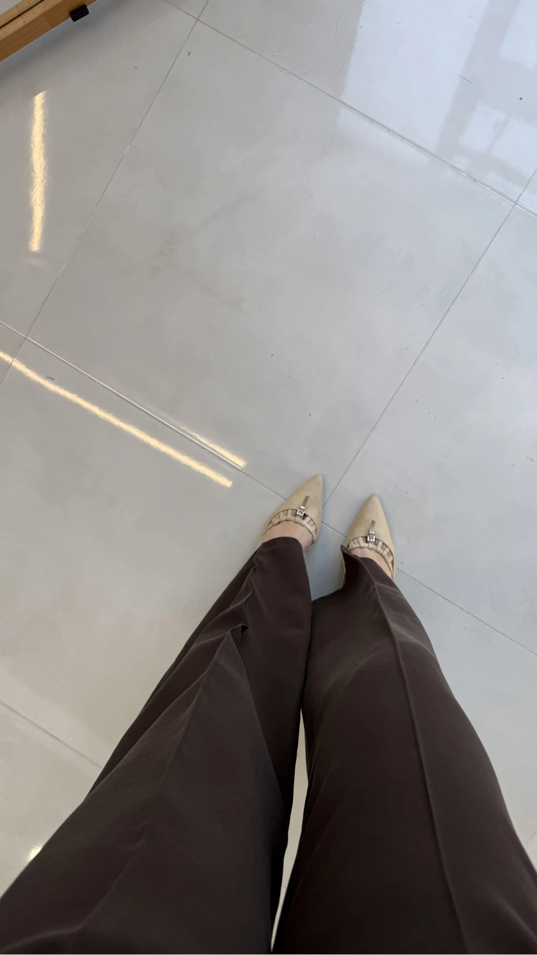 Ineffable Geniş Paça Palazzo Pantolon - Kahve - Kod: 3867