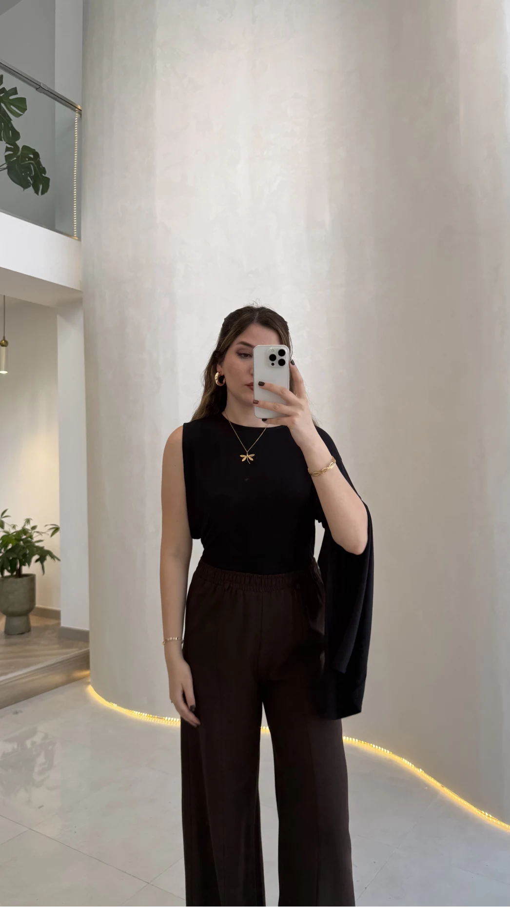 Tek Kol Bluz - Siyah - Kod: 1591