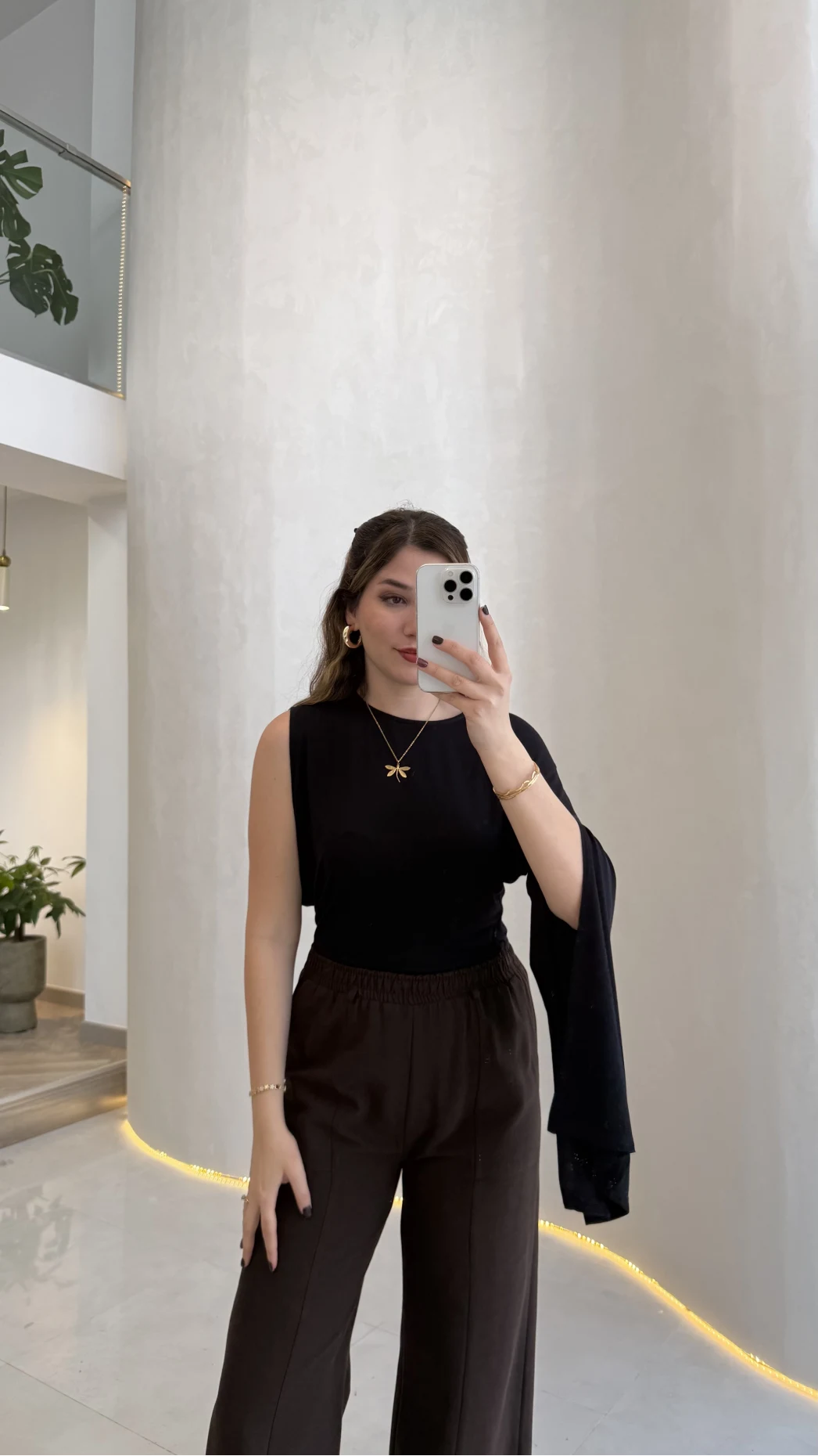 Tek Kol Bluz - Siyah - Kod: 1591