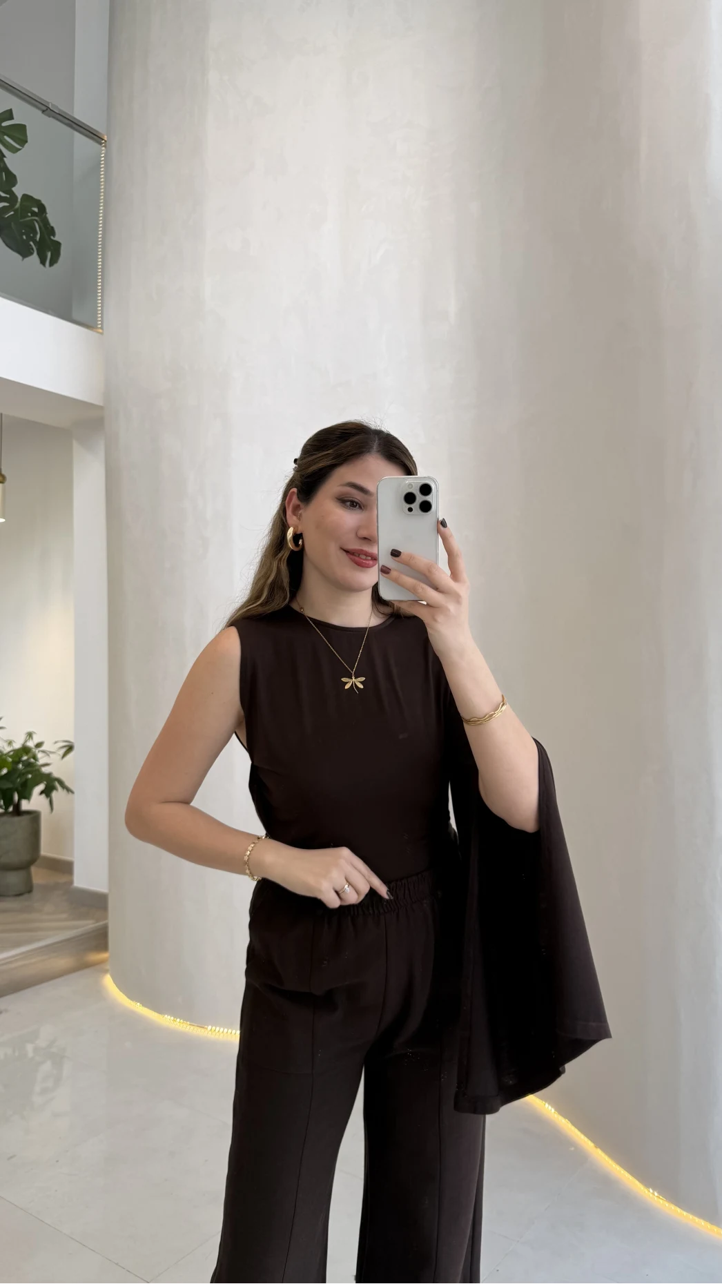 Tek Kol Bluz - Acı Kahve - Kod: 1591