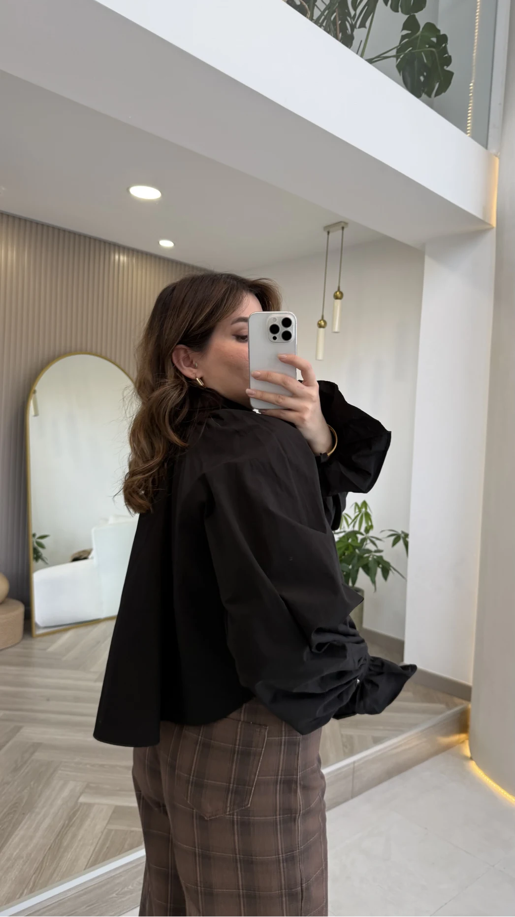 Soleil Bilek Detay Balon Kol Bluz - Siyah - Kod: 112254