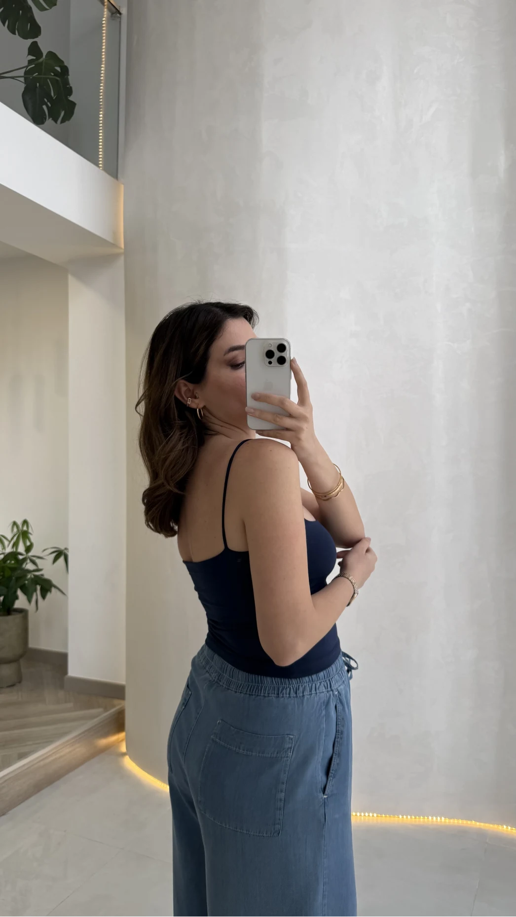 Tek Askılı Pedli Crop Body - Lacivert - Kod: 00159