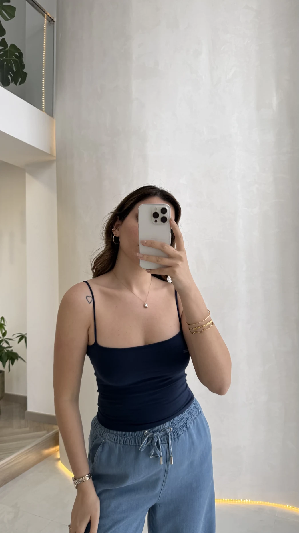 Tek Askılı Pedli Crop Body - Lacivert - Kod: 00159