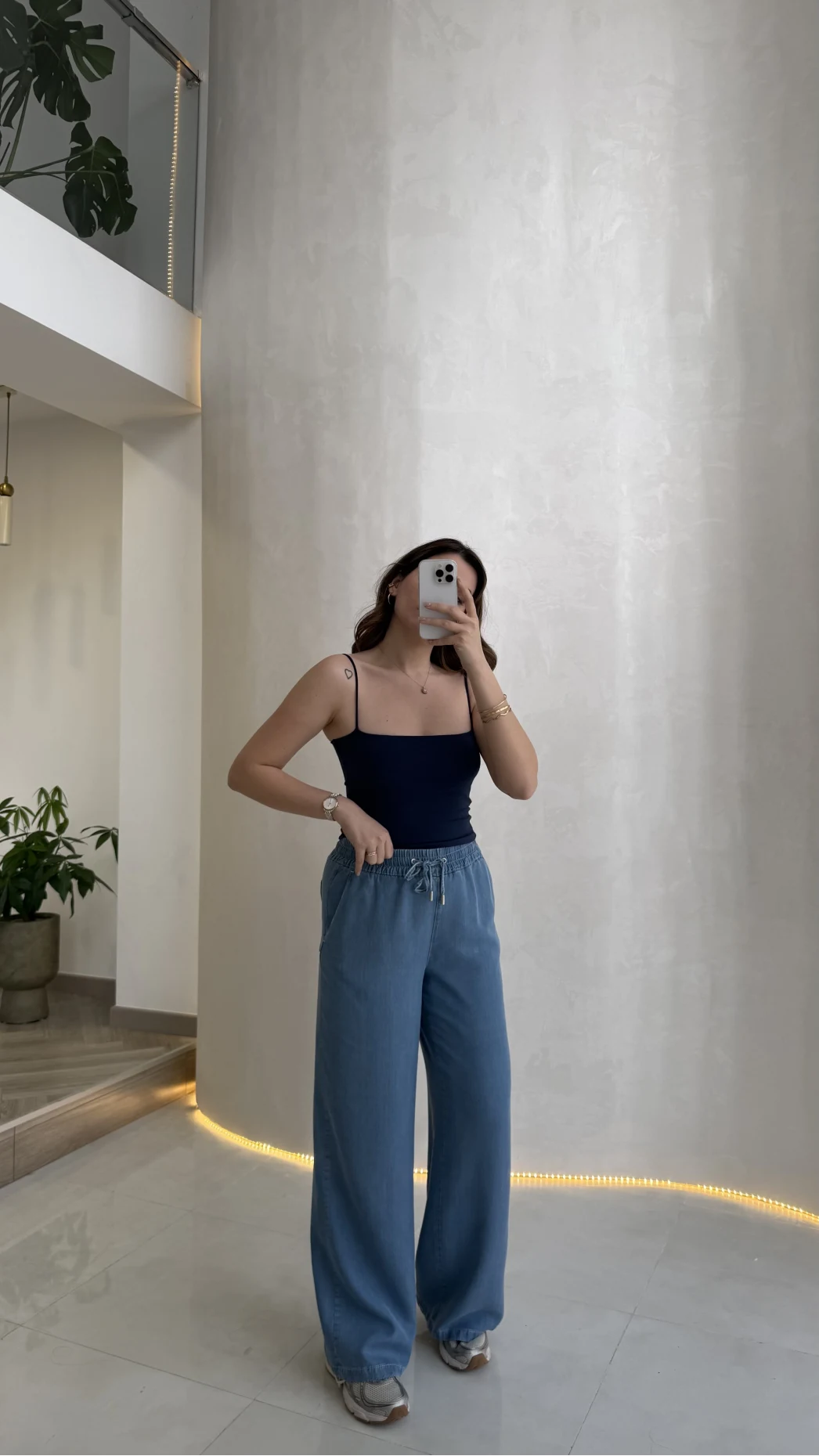 Tek Askılı Pedli Crop Body - Lacivert - Kod: 00159