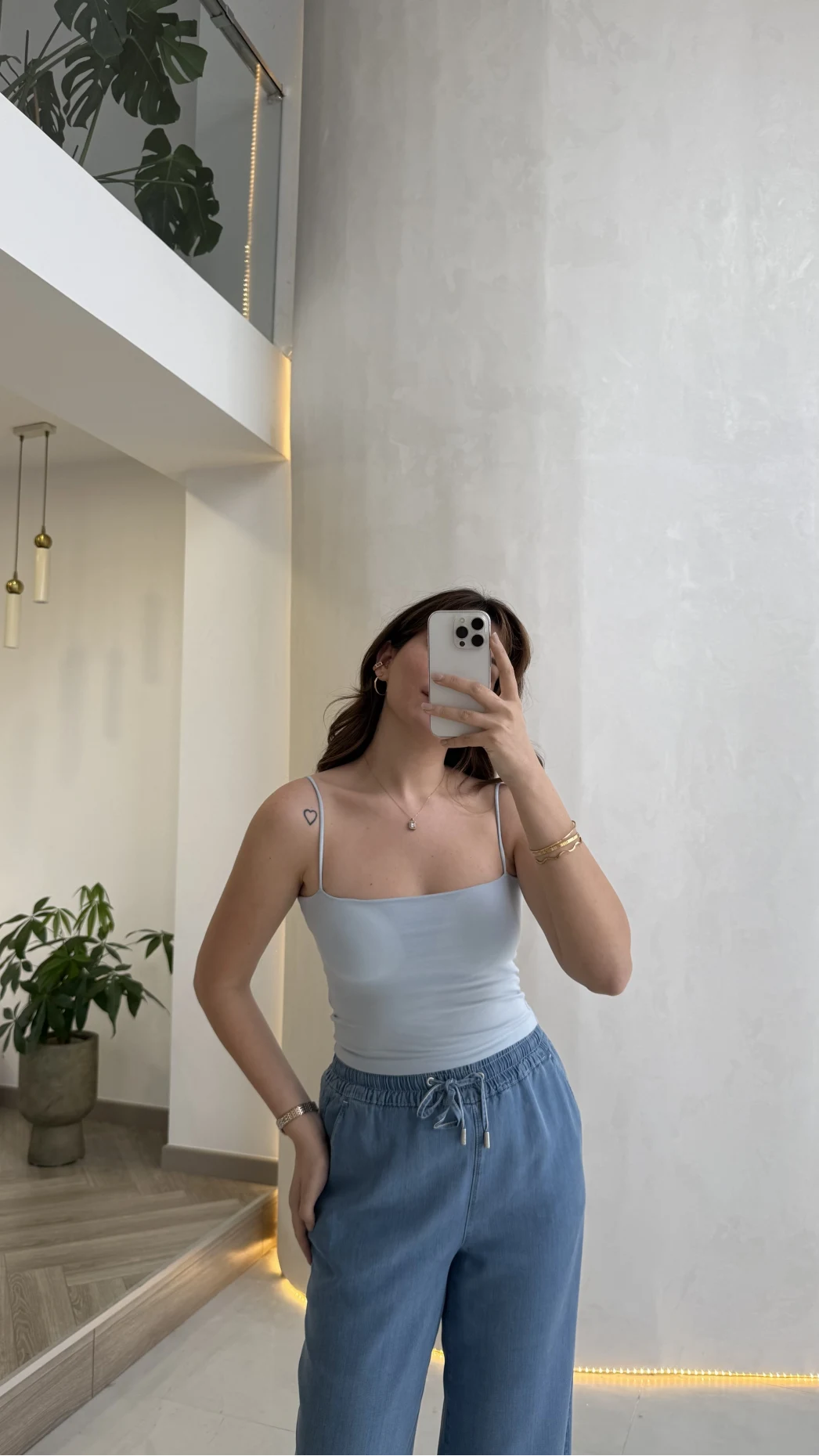 Tek Askılı Pedli Crop Body - Mavi - Kod: 00159